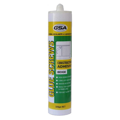 Glue Screws Beige 320gr GSA
