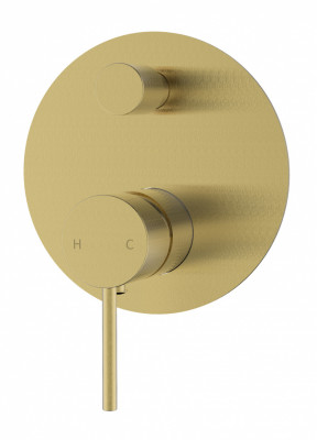 OSLO - WALL MIXER DIVERTER [BRUSHED GOLD]
