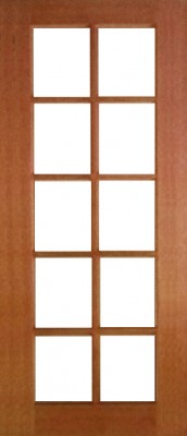 10 LITE Frosted 2040x820x35 Timber Internal Door