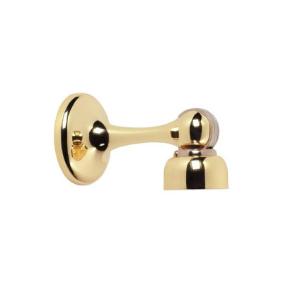 ROMA MAGNETIC DOOR STOP - Polished Brass