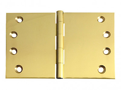 WIDE THROW BUTT HINGE - Polished Brass